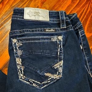 Miss Me Easy Skinny Stretch Dark Wash Jeans